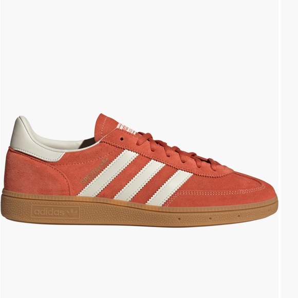 Adidas Handball Spezial Orange Suede Sneakers - Picture 3 of 13
